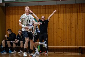 L&uuml;bbecke gegen den HC Elbflorenz in der Ballspielhalle Nordhausen