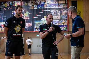 L&uuml;bbecke gegen den HC Elbflorenz in der Ballspielhalle Nordhausen