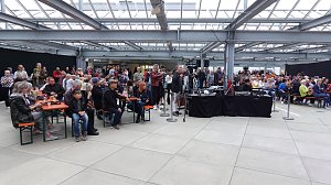 Rock f&uuml;r den Frieden auf dem Parkdeck der Echter Nordh&auml;user Marktpassage
