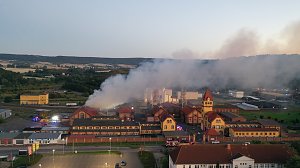 Feuer im Gel&auml;nde der NDH Entsorgungsbetreibergesellschaft