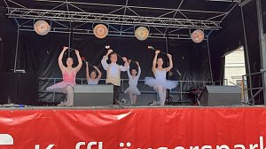 Die Eleven der Tanzschule Radeva in Aktion