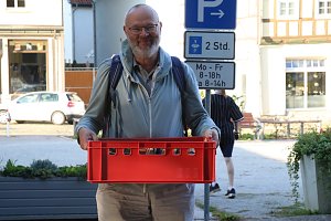 KILA B&uuml;cherrettungsflohmarkt auf dem Blasii-Kirchplatz