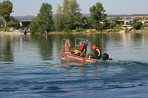 Rettungseinsatz am Sundh&auml;user See