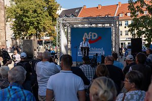 Fest und Protest - AfD B&uuml;rgerfest und Gegendemonstration in Nordhausen