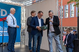Fest und Protest - AfD B&uuml;rgerfest und Gegendemonstration in Nordhausen