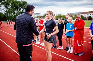 Leichtathletik-Jugend trainiert für Olympia
