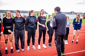 Leichtathletik-Jugend trainiert für Olympia