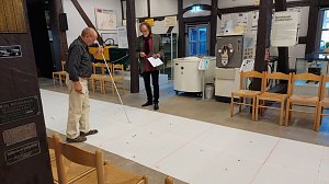 Hier wurde um die Wette gespuckt