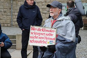 Demonstrationszug durch die Nordh&auml;user Innenstadt