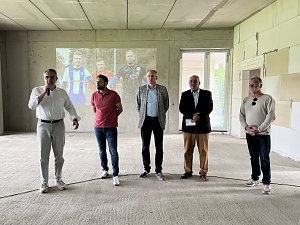 Baustellenparty im Albert-Kuntz-Sportpark