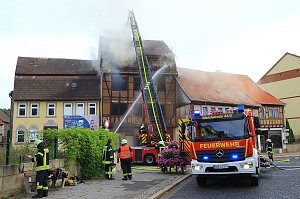 Hausbrand in Bleicherode