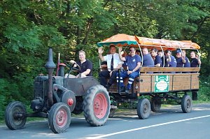 Unterwegs mit Freunden