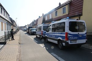 Hausdurchsuchung in der Fichtestra&szlig;e in Nordhausen