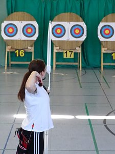 Das Nordh&auml;uer Bowteam bei der Deutschen Bogensch&uuml;tzen-Meisterschaft in Bersenbr&uuml;ck