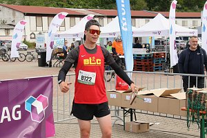 Auf der Zielgerade beim 11. Harztorlauf