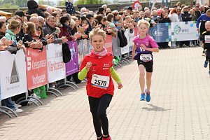 Auf der Zielgerade beim 11. Harztorlauf