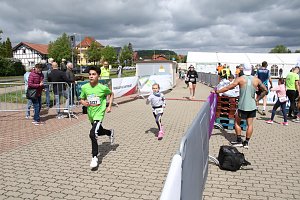 Auf der Zielgerade beim 11. Harztorlauf
