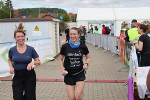 Auf der Zielgerade beim 11. Harztorlauf