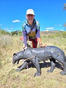 Susanne Walther beim Wettkampf in S&uuml;dafrika