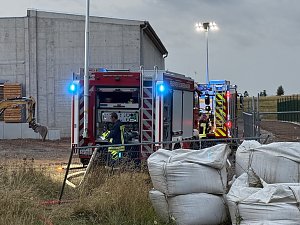Brand in der Schie&szlig;anlage