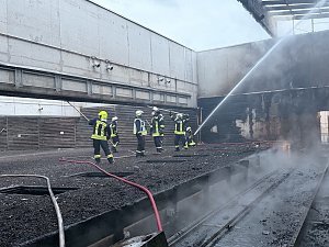 Brand in der Schie&szlig;anlage