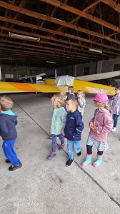 Besuch auf dem Flugplatz