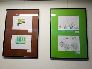 Bilderausstellung zum 125. Stra&szlig;enbahn-Jubil&auml;um in der Kreissparkasse Nordhausen 