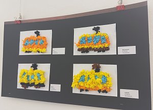 Bilderausstellung zum 125. Stra&szlig;enbahn-Jubil&auml;um in der Kreissparkasse Nordhausen 