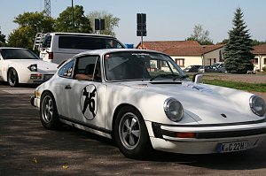 Der Stausee Kelbra war am Wochenende Etappenziel f&uuml;r die Youngtimer der Creme 21 Tour