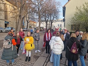 Die Nordh&auml;user Karnevalsvereine gaben auf dem Blasiikirchplatz den Startschuss f&uuml;r die 5. Jahreszeit