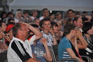 Public Viewing auf den Petersberg