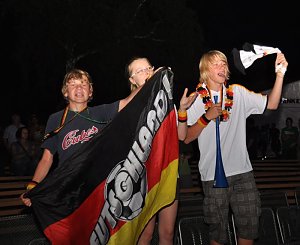 Public Viewing auf den Petersberg