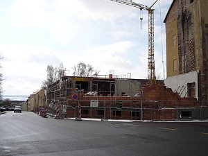 Bilder vom Bau: 2. März 2006
