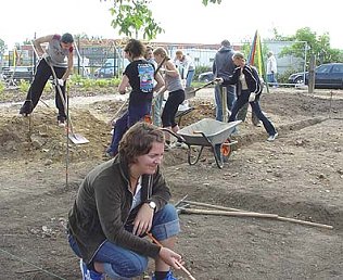 Bild: Camp auf Gartenschau-Gel&auml;nde