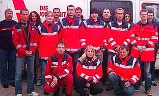 Bild: Partysanit&auml;ter bei der Ausbildung