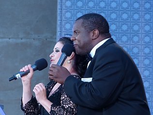 Bild: Wieder mit dabei sind Anja Daniela Wagner und Marvin Scott