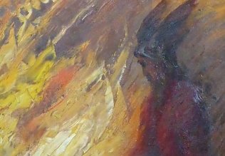Bild: Die Hendrich Ausstellung im Heringer Schloss zeigt auch Werke, die sich mit der Mythenwelt des Nordens befassen