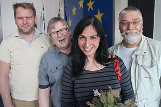 Bild: Anett Theuerkauf &uuml;bernimmt die Rolle der Brockenhexe und wird zusammen mit der Rolandgruppe auf dem 47. Nordh&auml;user Rolandsfest auf der B&uuml;hne stehen