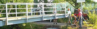 Bild: Neue Br&uuml;cke in Nordhausen