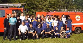 Bild: Feuriges Zeltlager