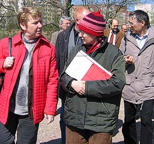 Bild: Besuch auf der Baustelle