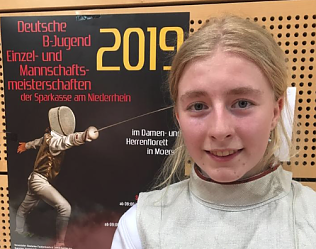Bild: Sophia Oehler besticht bei Deutschen Titelk&auml;mpfen