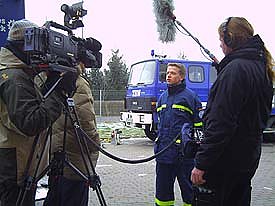 Bild: Dreh beim THW