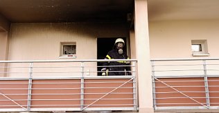 Bild: Wohnung brannte