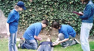 Bild: Hilfe bei Nasenbluten