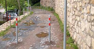 Bild: Autos ausgesperrt