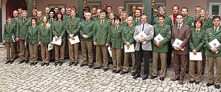 Bild: Bef&ouml;rderungen auf der Burg 