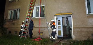 Bild: Brand im Abbruchhaus