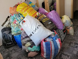 Bild: Spendensammlung der Nordh&auml;user Gemeinde f&uuml;r syrische Jesiden auf der Flucht