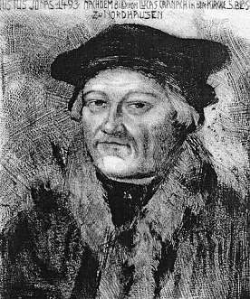 Bild: Justus Jonas, Radierung von Friedrich Dornbusch 